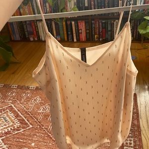 Light peach/blush pink reversible express cami